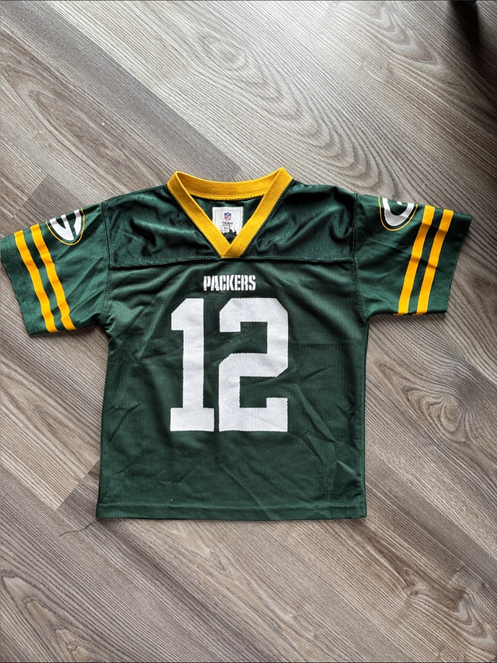 Green Bay Packers Kids Jersey Shirt - #12 - Aaron Rogers - Youth Medium